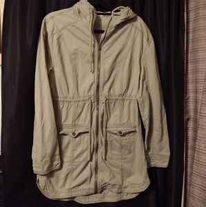 Hollister Faded Military Green Utility Coat Medium